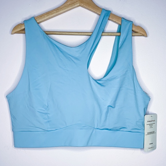 NWT Fabletics Cut Out Shoulder Sports Bra 1X Plus - Picture 5 of 9